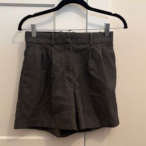 Babaton Charcoal High Waist Shorts